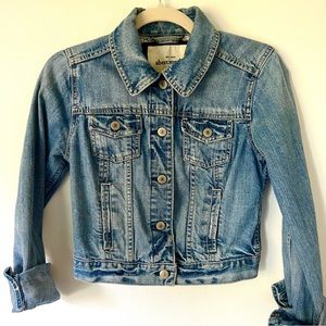 Abercrombie Classic Crop Jean Jacket, Adult XS and Kids XL